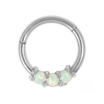 Opal Trio Hinged Ring